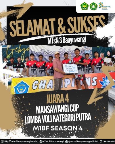 Mansawangi cup lomba voli kategori putra