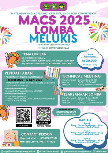Macs 2025 lomba melukis