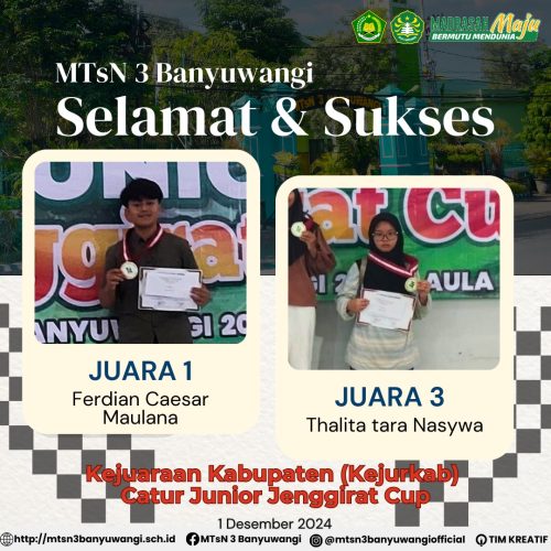 Kejurkab catur junior jenggirat cup