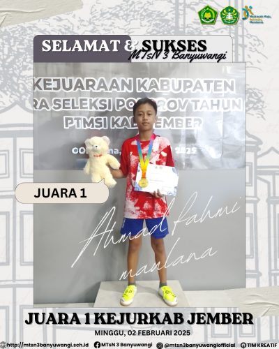 Kejuaraan kabupaten pra seleksi porprov ptmsi kabupaten jember